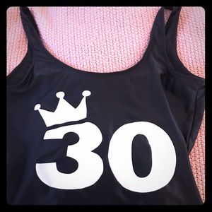 Happy 30th birthday swimsuit